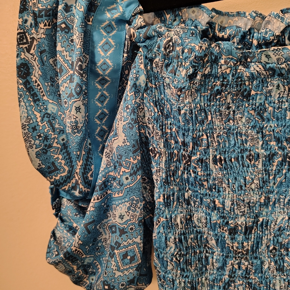 Ramy Brook Macey Puff Sleeve Top - Picture 3 of 4